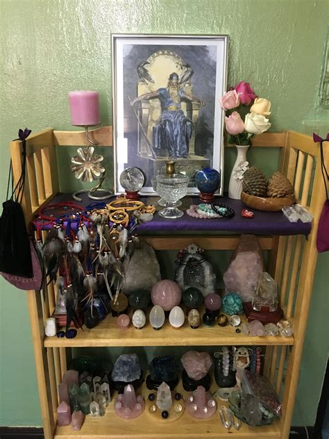 Pagan divine offering display